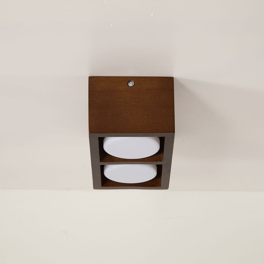 Cubora Minimal Wood Ceiling Light