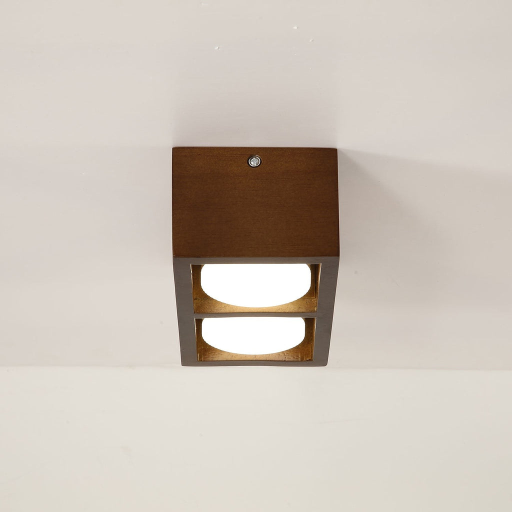 Cubora Minimal Wood Ceiling Light