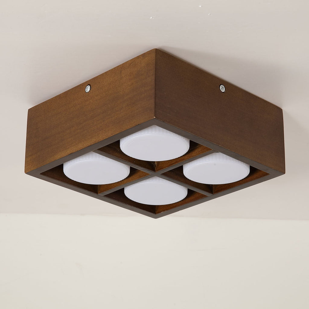 Cubora Minimal Wood Ceiling Light