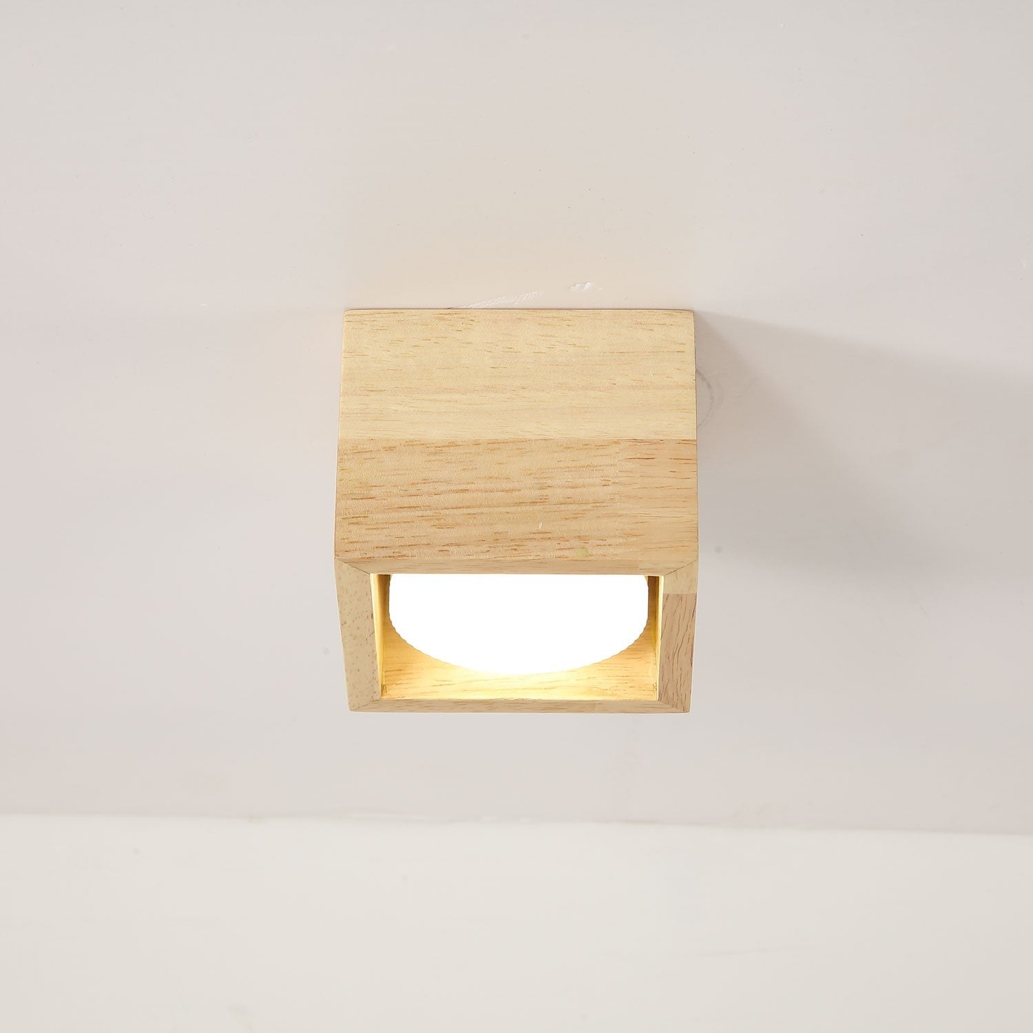 Cubora Minimal Wood Ceiling Light