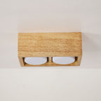 Cubora Minimal Wood Ceiling Light
