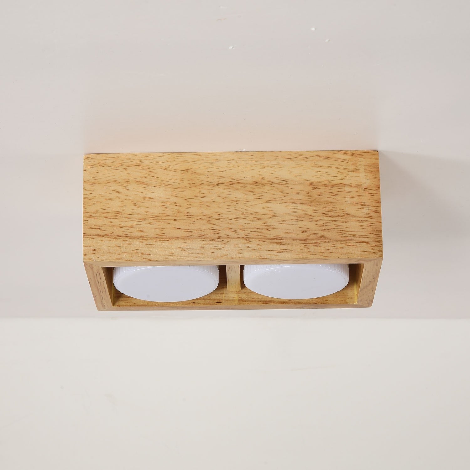 Cubora Minimal Wood Ceiling Light