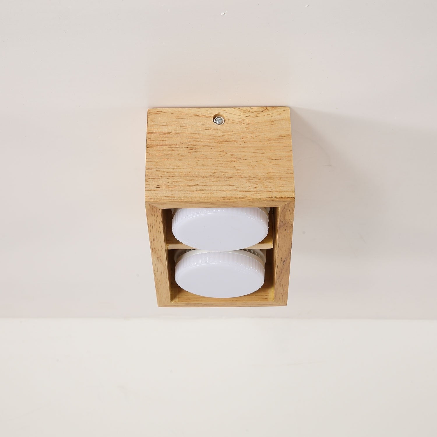 Cubora Minimal Wood Ceiling Light