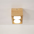 Cubora Minimal Wood Ceiling Light