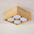 Cubora Minimal Wood Ceiling Light