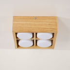 Cubora Minimal Wood Ceiling Light