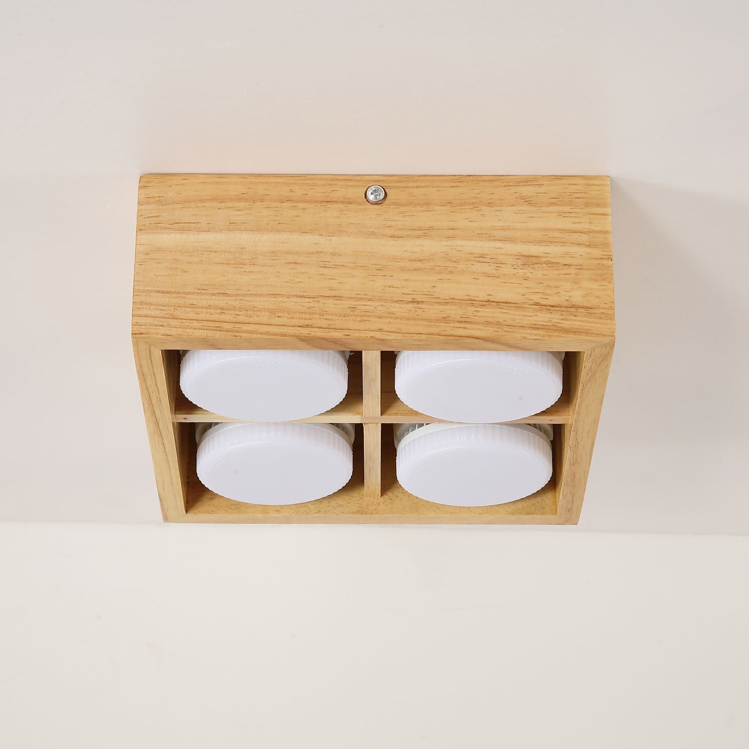 Cubora Minimal Wood Ceiling Light