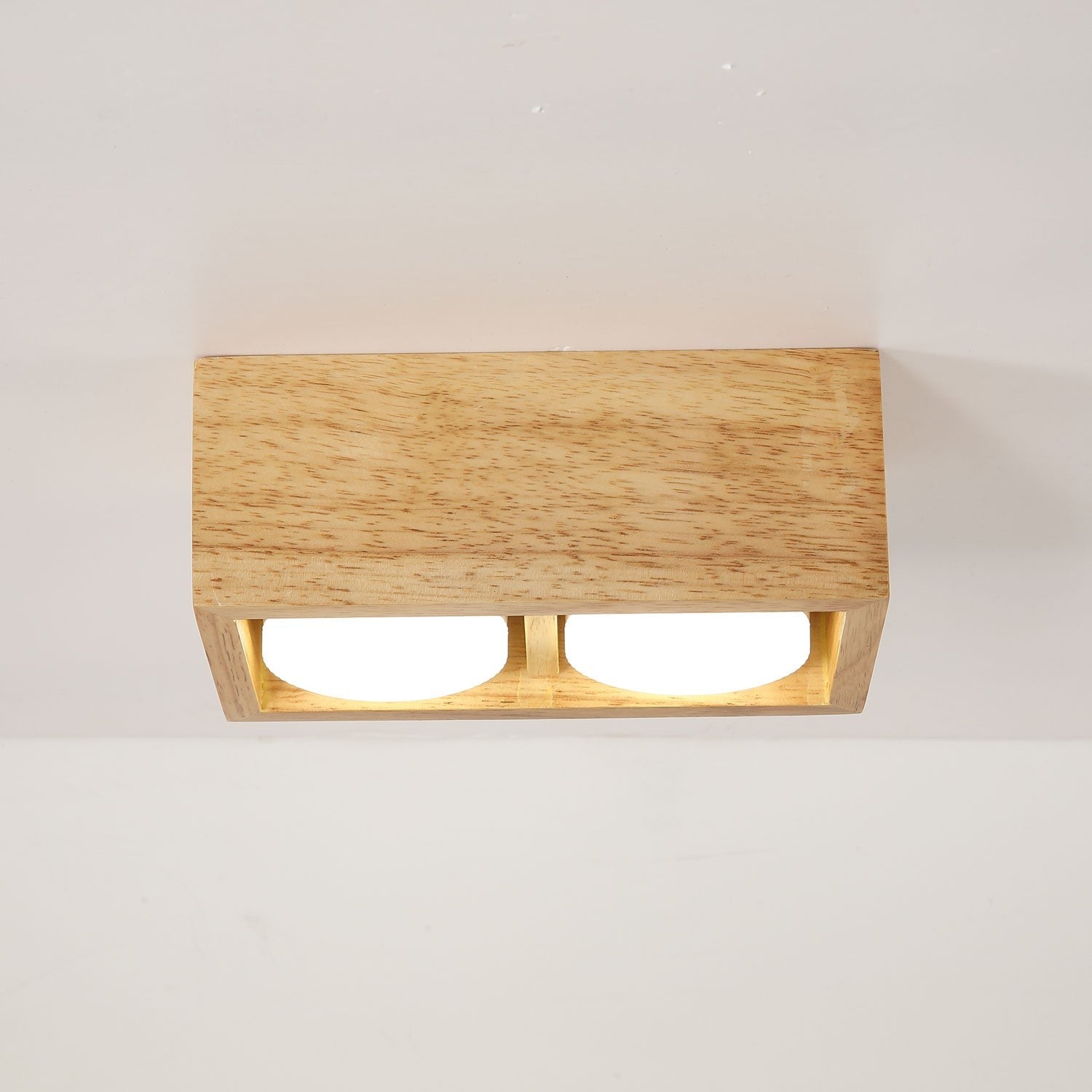 Cubora Minimal Wood Ceiling Light