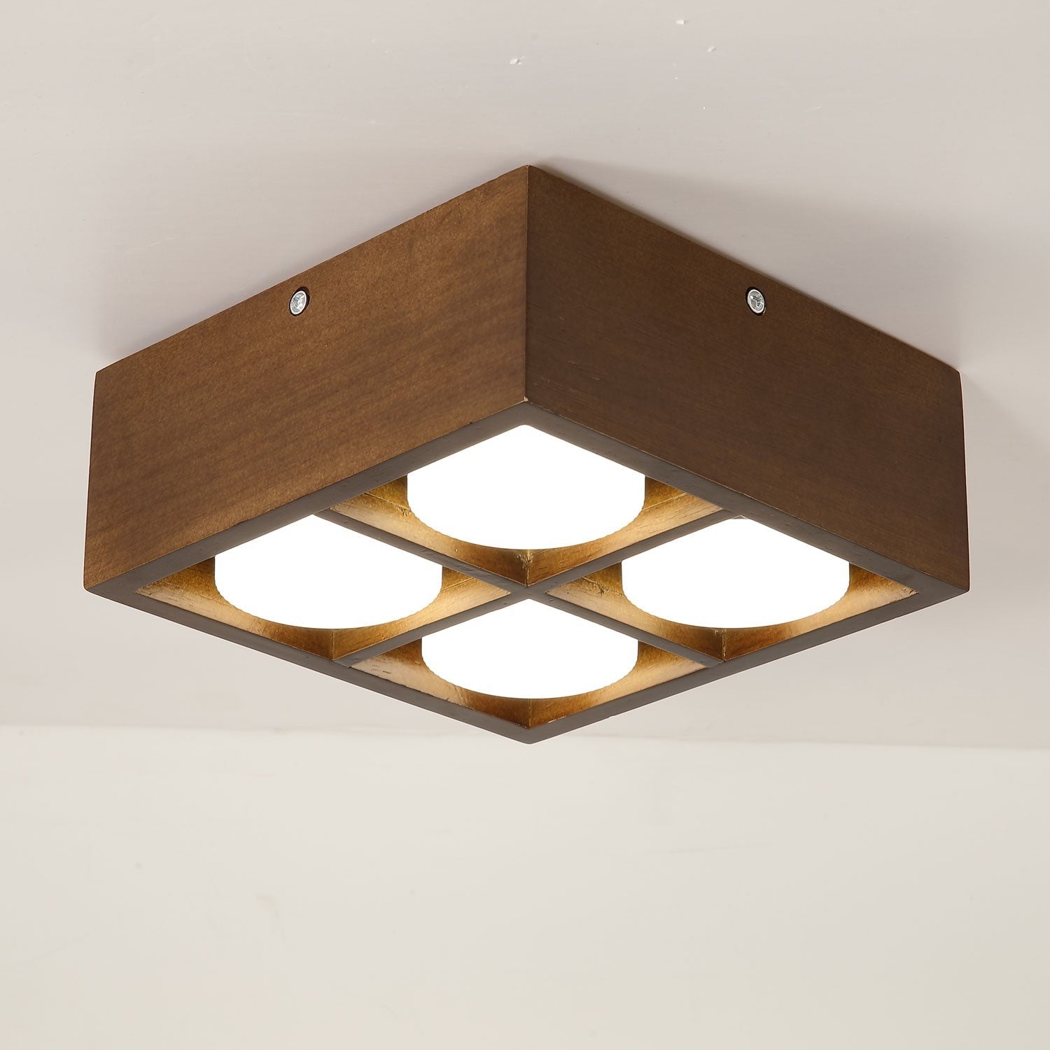 Cubora Minimal Wood Ceiling Light