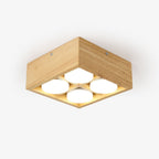 Cubora Minimal Wood Ceiling Light