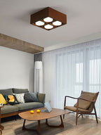 Cubora Minimal Wood Ceiling Light