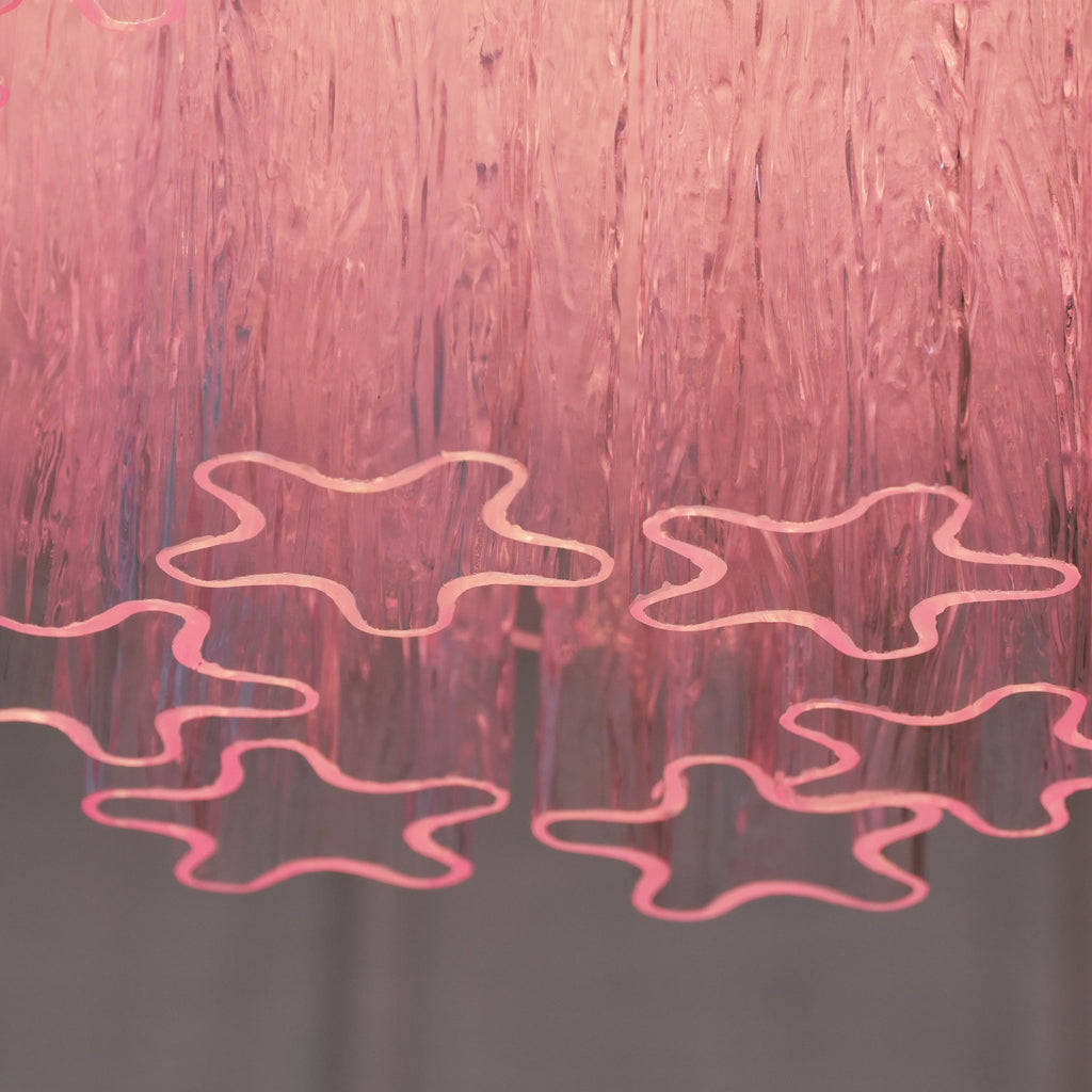 Murano Pink Glass Ceiling light Ceiling Light