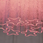 Murano Pink Glass Ceiling light Ceiling Light