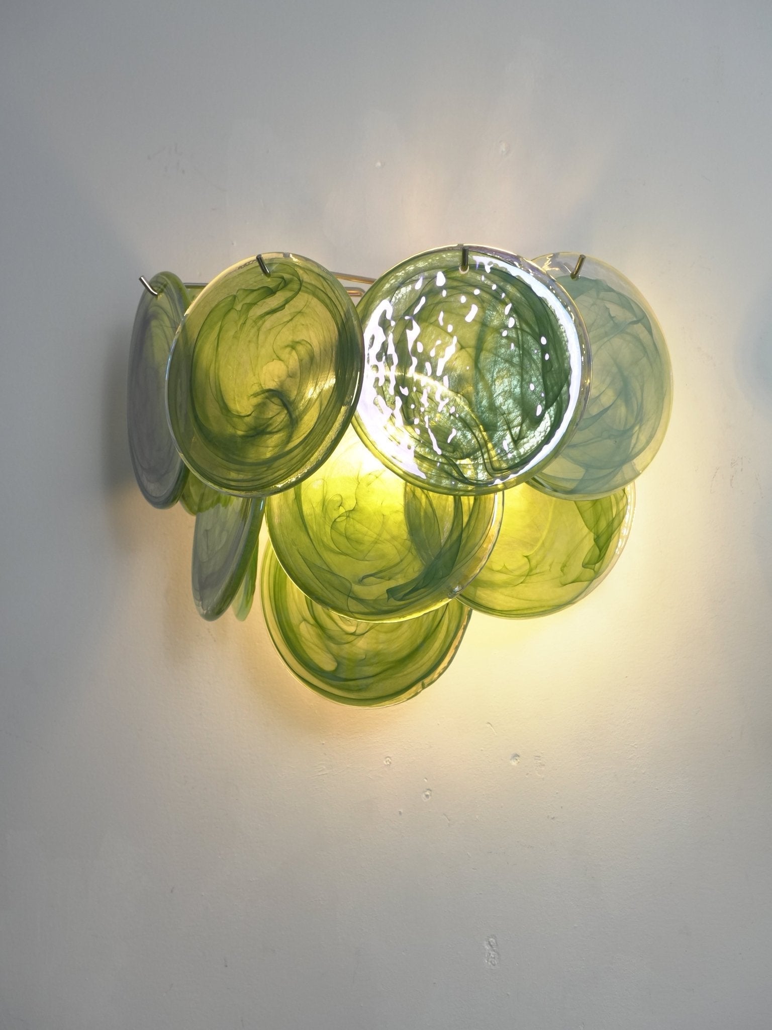 Lunaria Disc Murano Wall Lamp