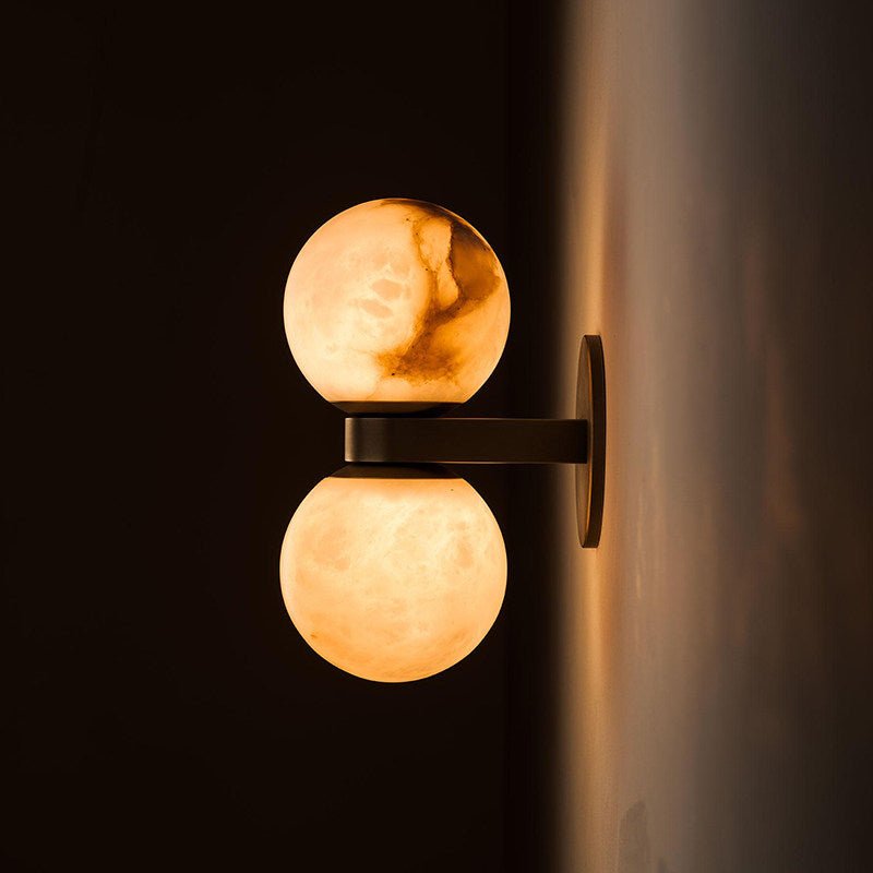 Alabaster Celestia Orb Wall Light