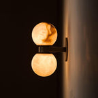 Alabaster Celestia Orb Wall Light