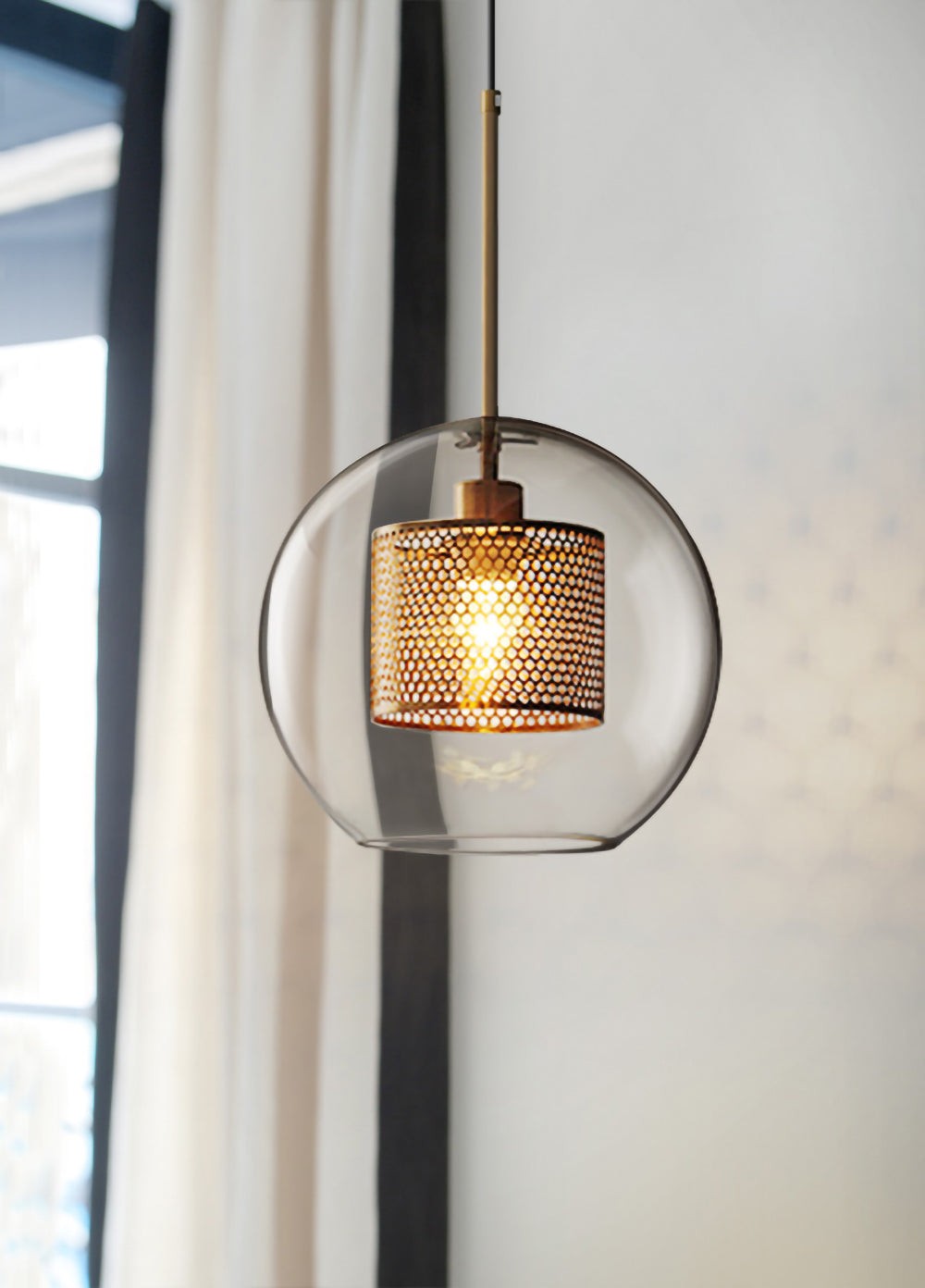 Eldric Artisan Glass Pendant
