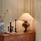 Hanori Blossom Wood Table Lamp