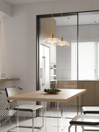 Heliora Ribbed Glass Pendant