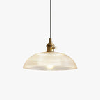 Heliora Ribbed Glass Pendant