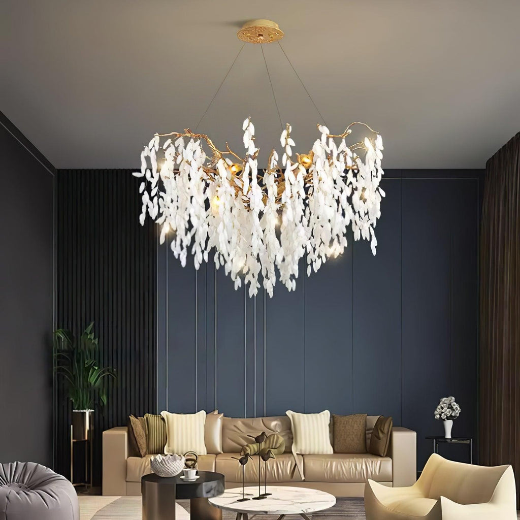 Jadewind Branch Brass Chandelier