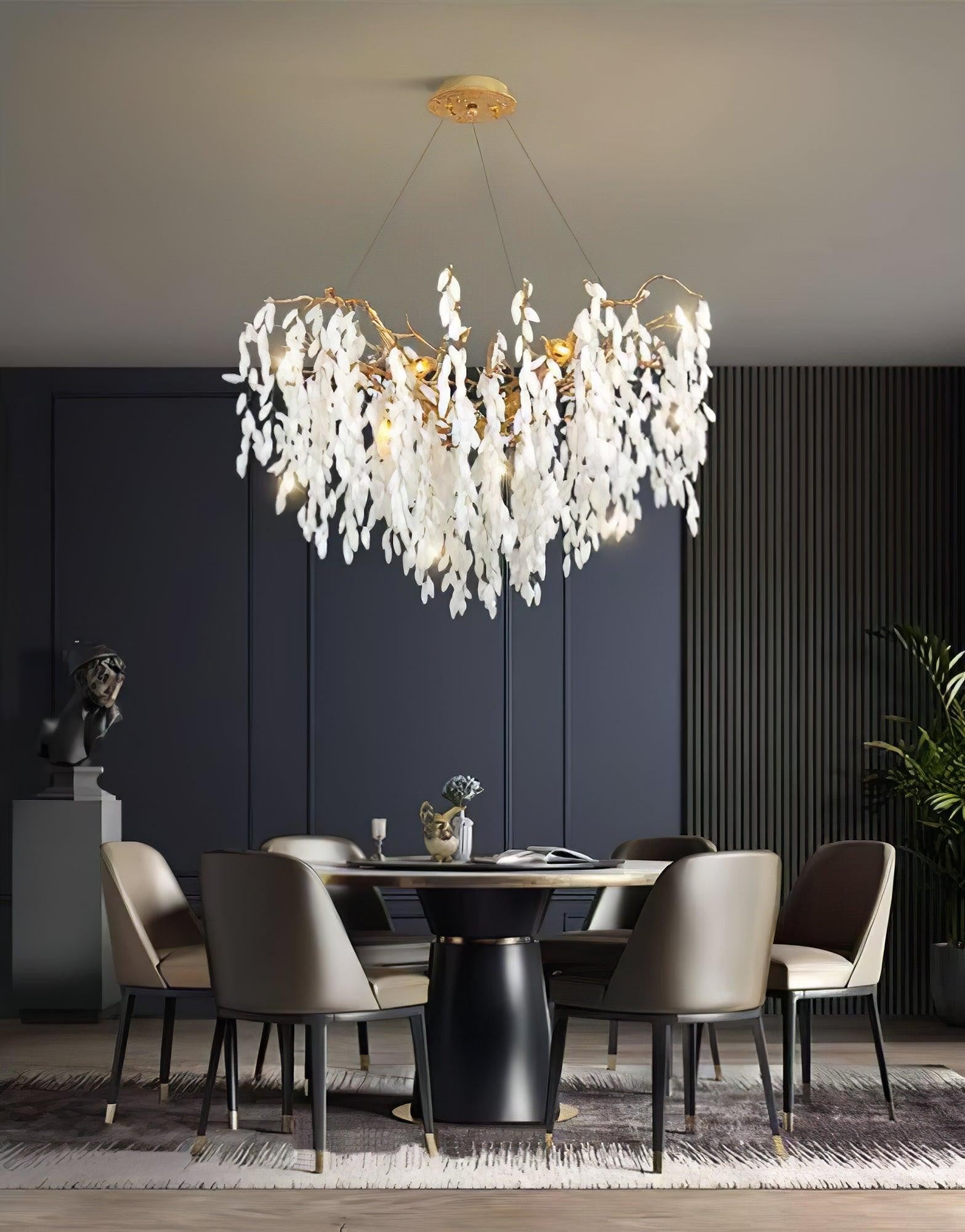 Jadewind Branch Brass Chandelier