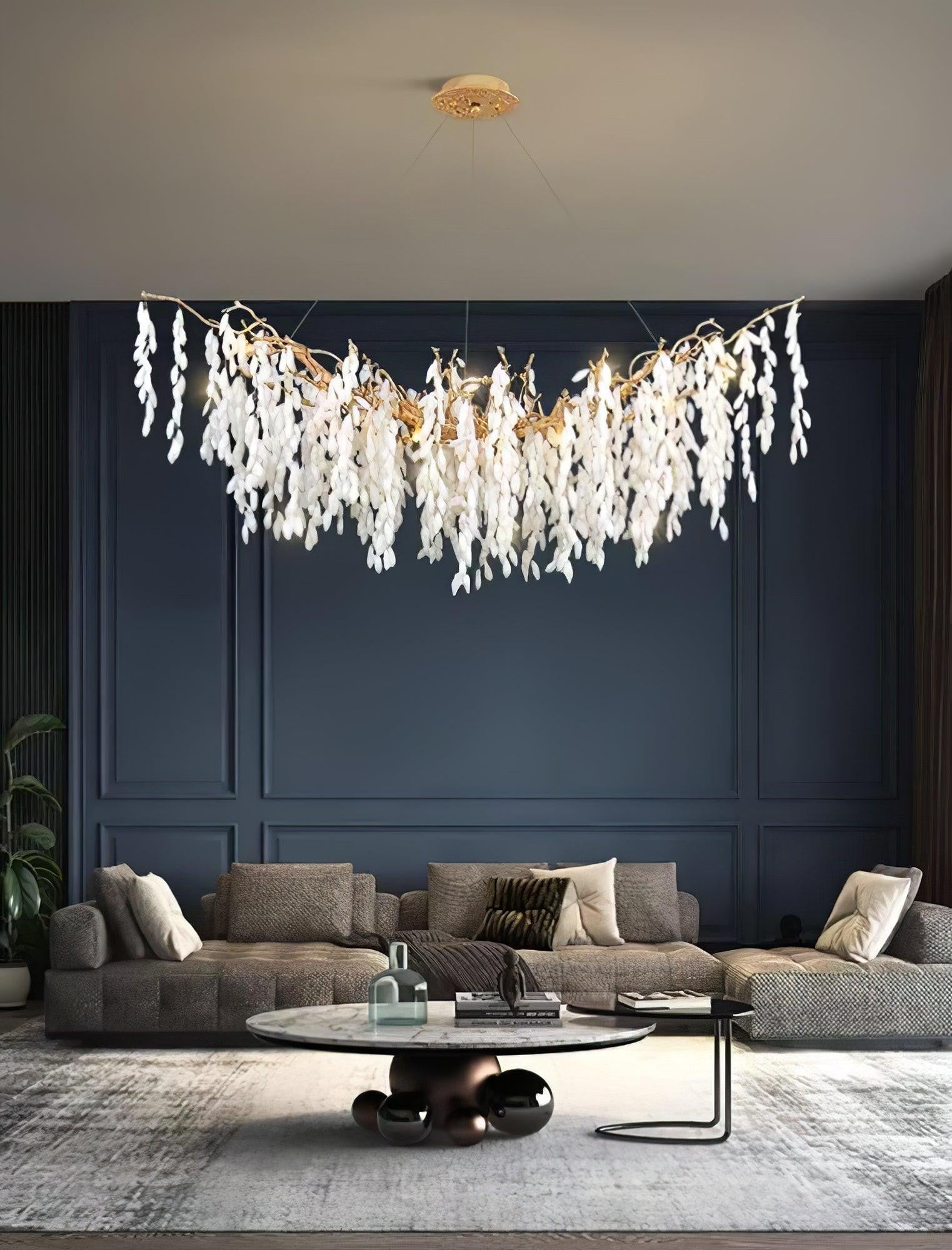 Jadewind Branch Brass Chandelier