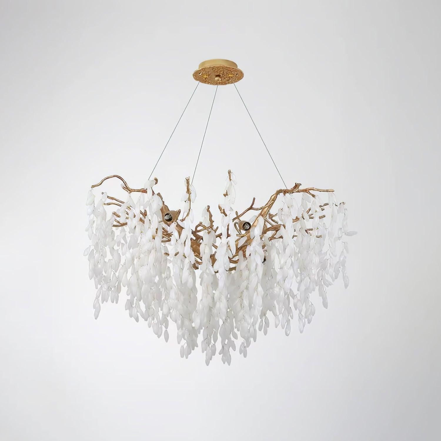 Jadewind Branch Brass Chandelier
