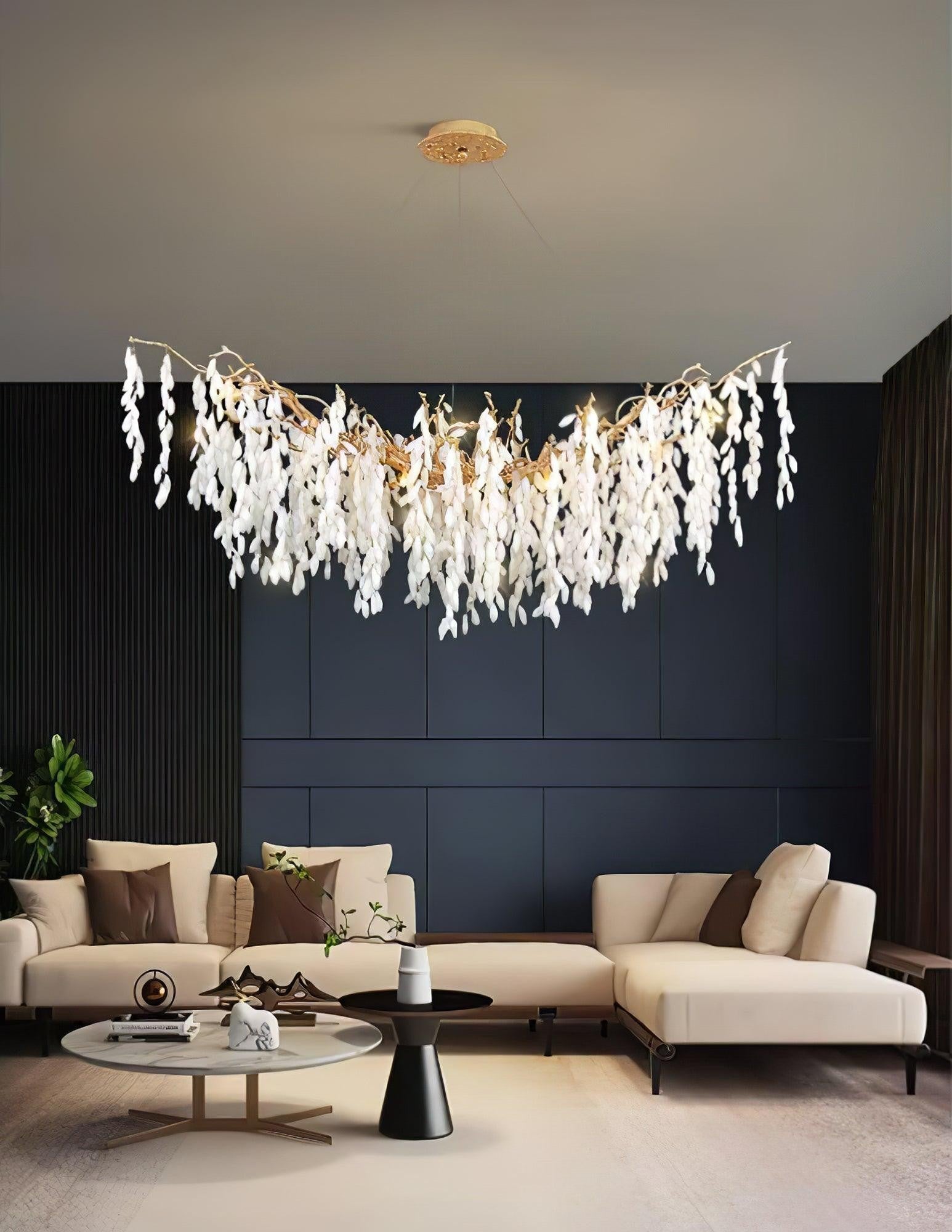 Jadewind Branch Brass Chandelier
