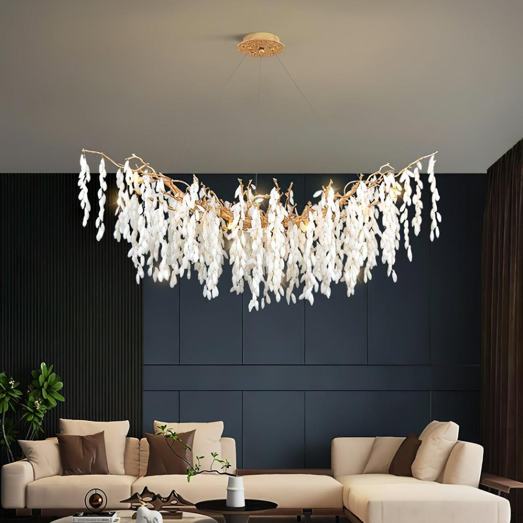 Jadewind Branch Brass Chandelier