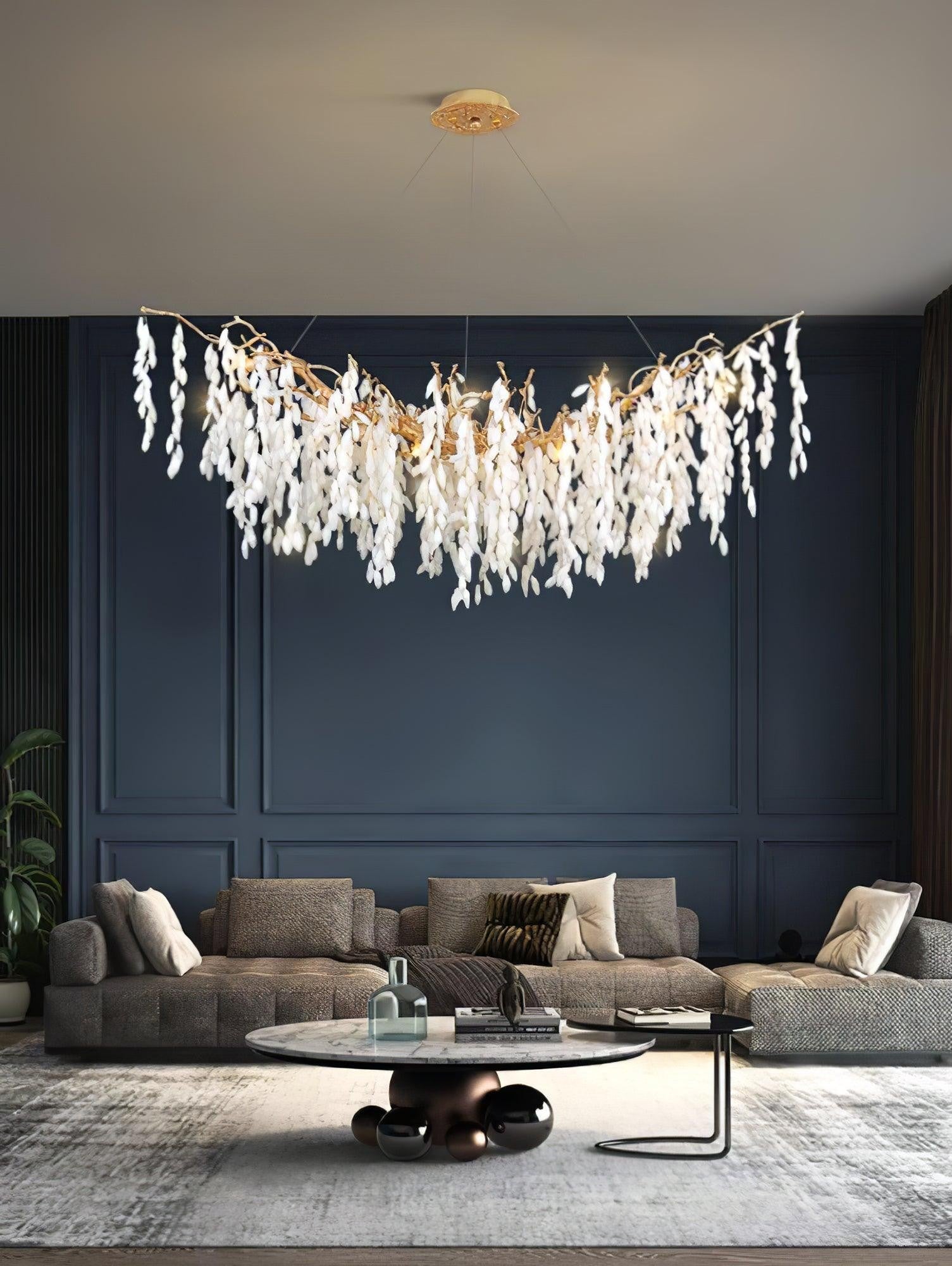Jadewind Branch Brass Chandelier