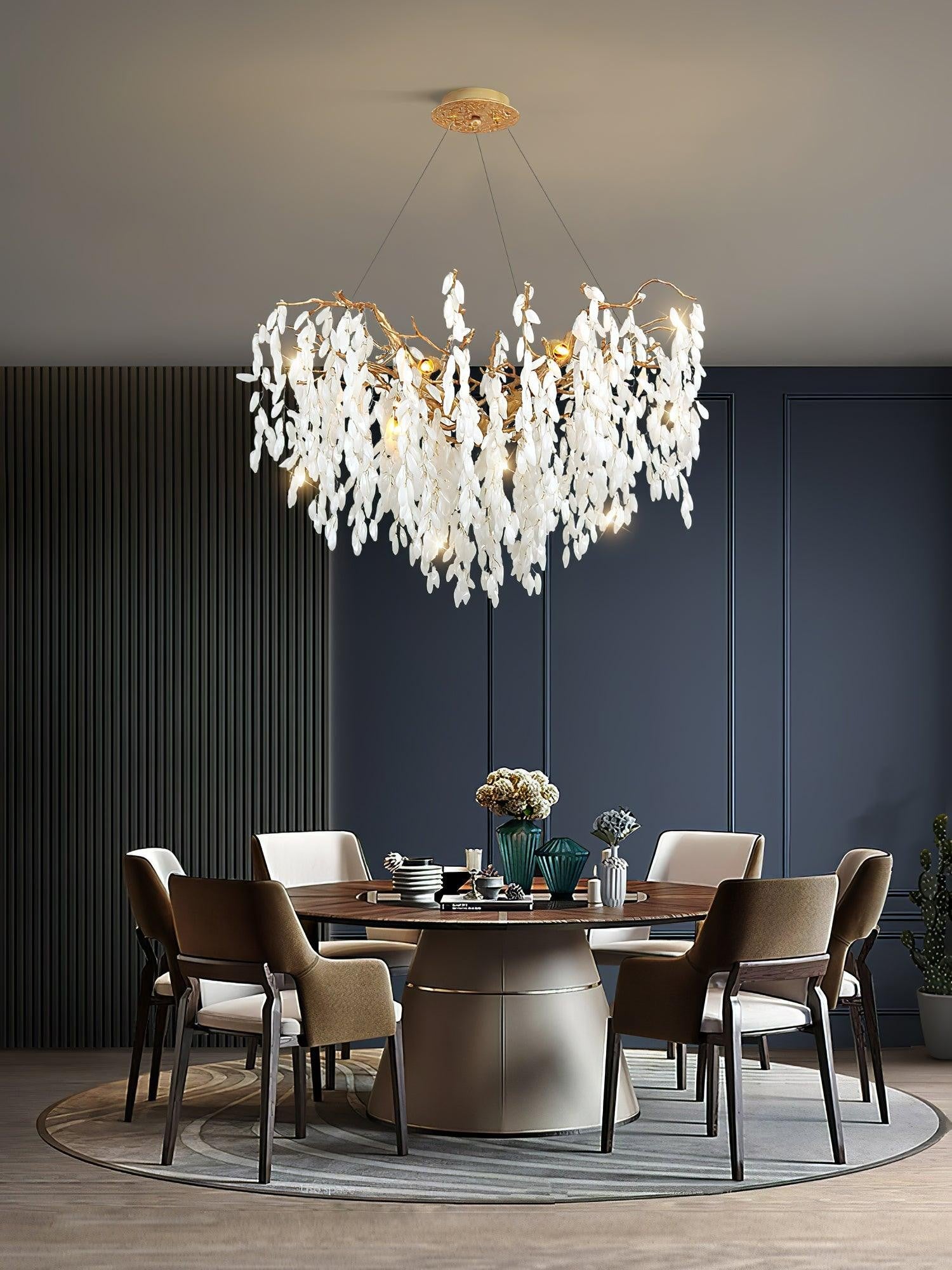 Jadewind Branch Brass Chandelier