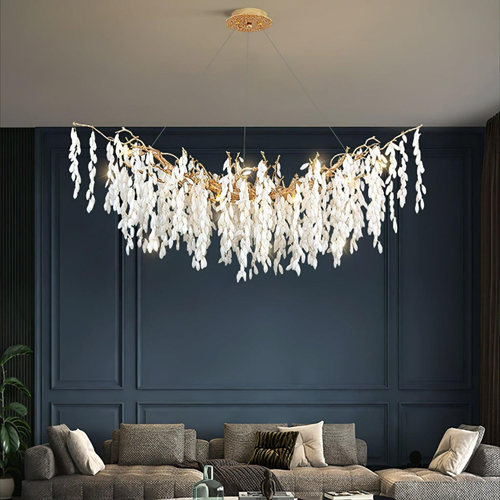 Jadewind Branch Brass Chandelier