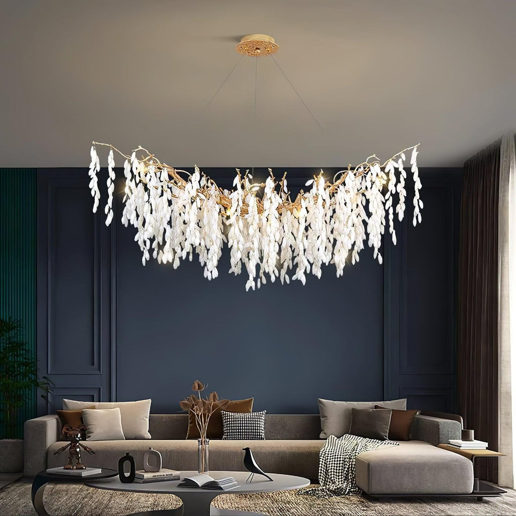 Jadewind Branch Brass Chandelier
