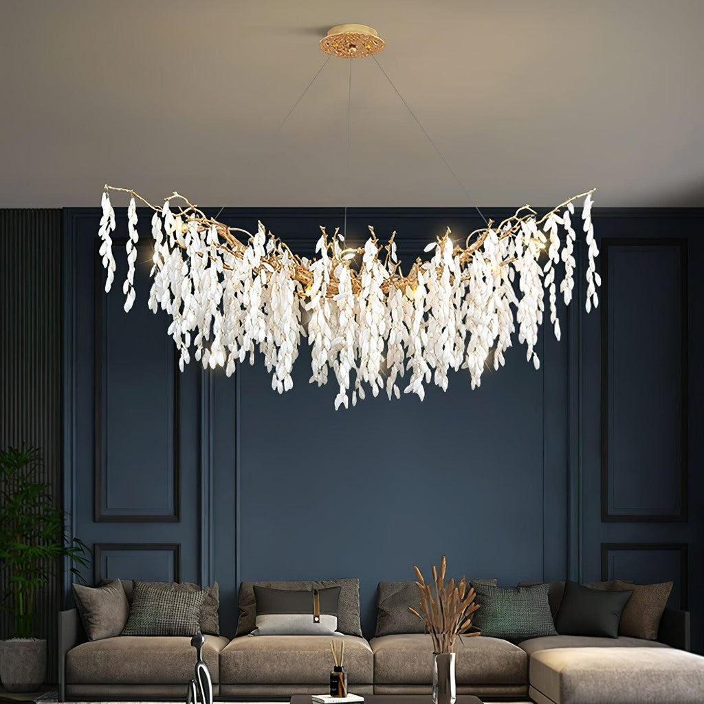 Jadewind Branch Brass Chandelier