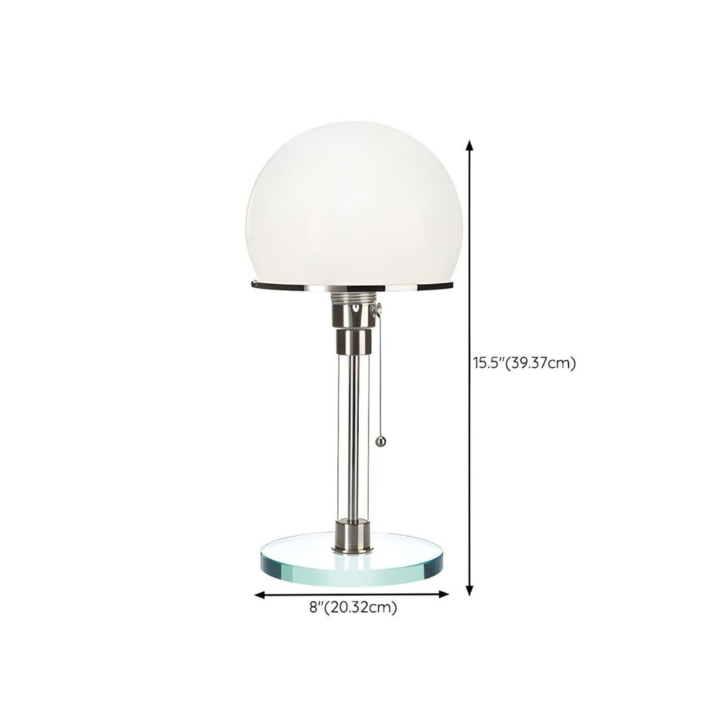 Lumera Frosted Globe Table Lamp
