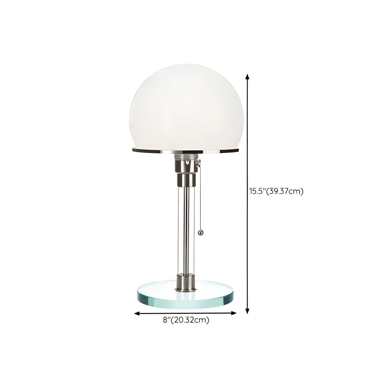 Lumera Frosted Globe Table Lamp