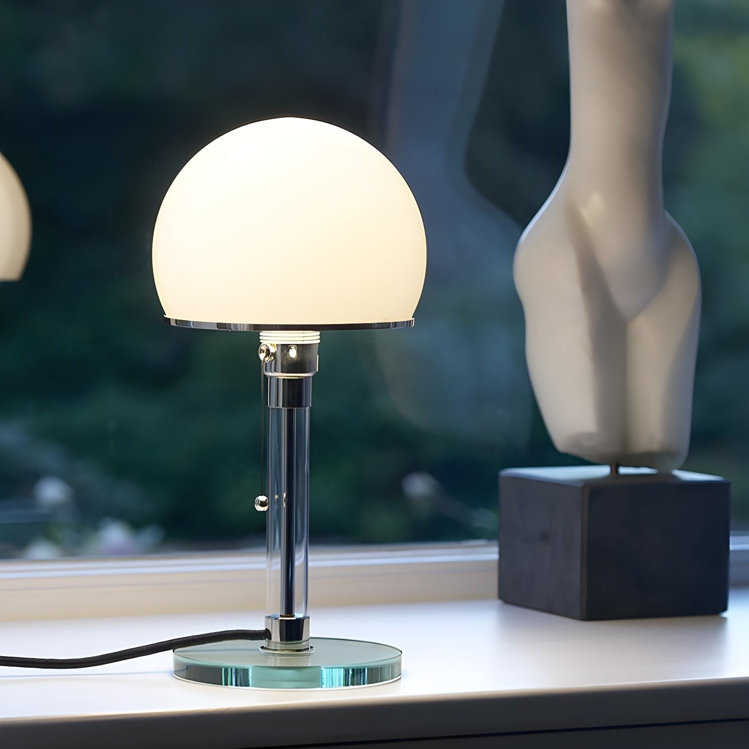 Lumera Frosted Globe Table Lamp