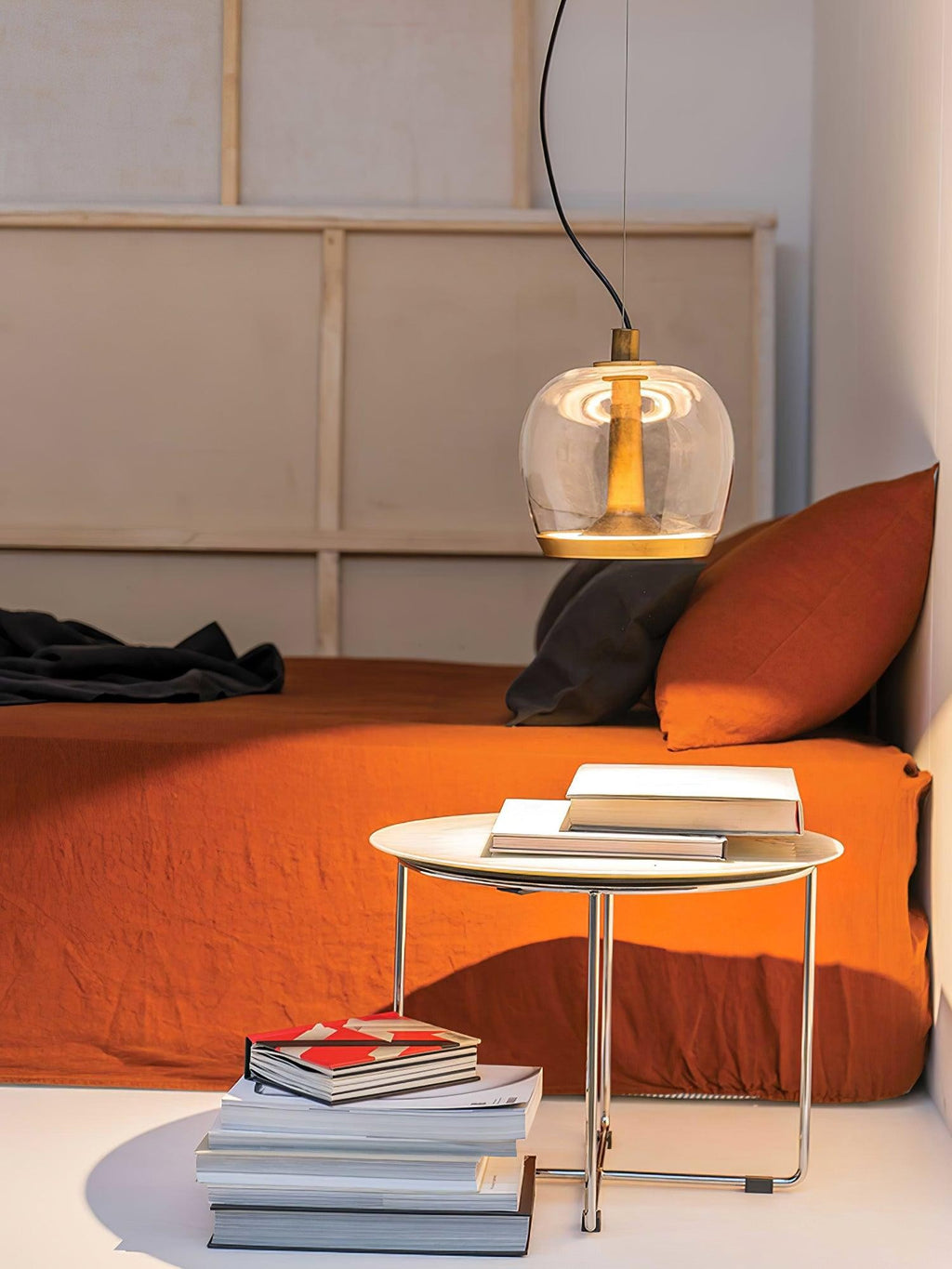 Lunaris Glass LED Pendant