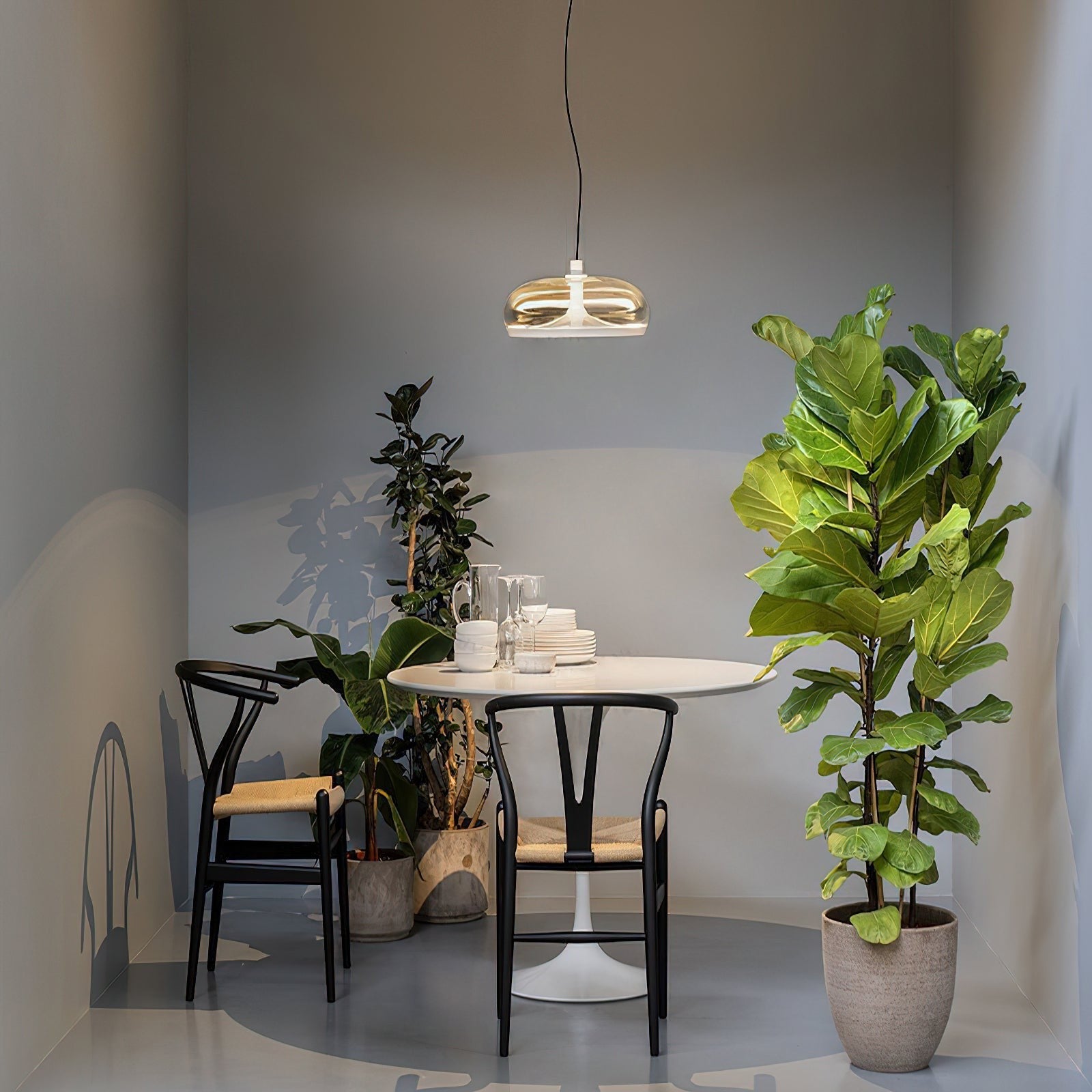 Lunaris Glass LED Pendant