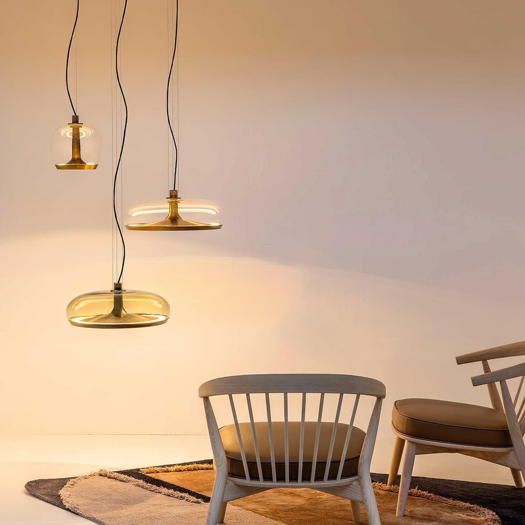Lunaris Glass LED Pendant