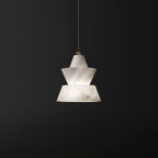 Lunaro Alabaster Cone Pendant