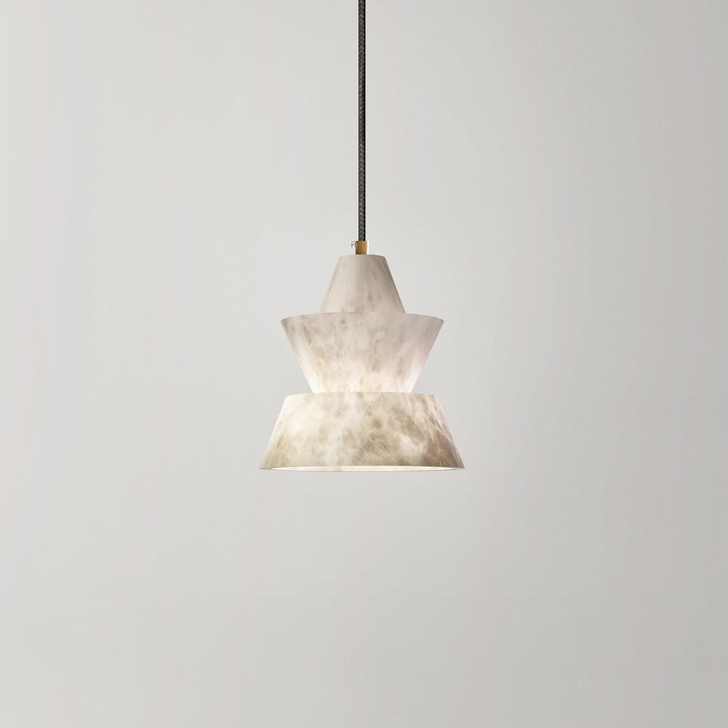 Lunaro Alabaster Cone Pendant