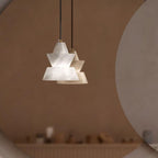 Lunaro Alabaster Cone Pendant