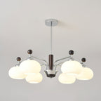 Novara Oak Arm Chandelier