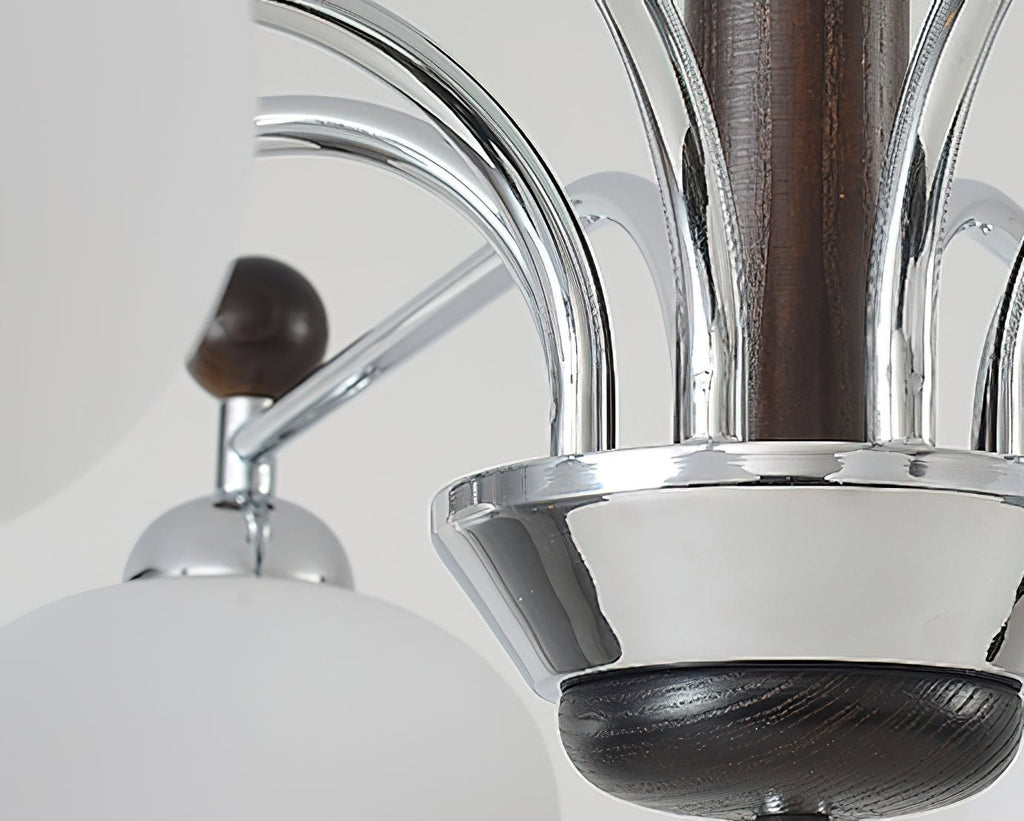 Novara Oak Arm Chandelier
