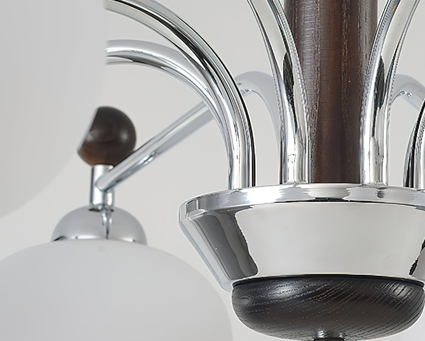 Novara Oak Arm Chandelier