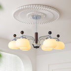 Novara Oak Arm Chandelier