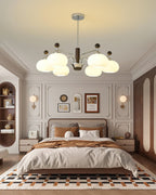 Novara Oak Arm Chandelier