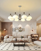Novara Oak Arm Chandelier
